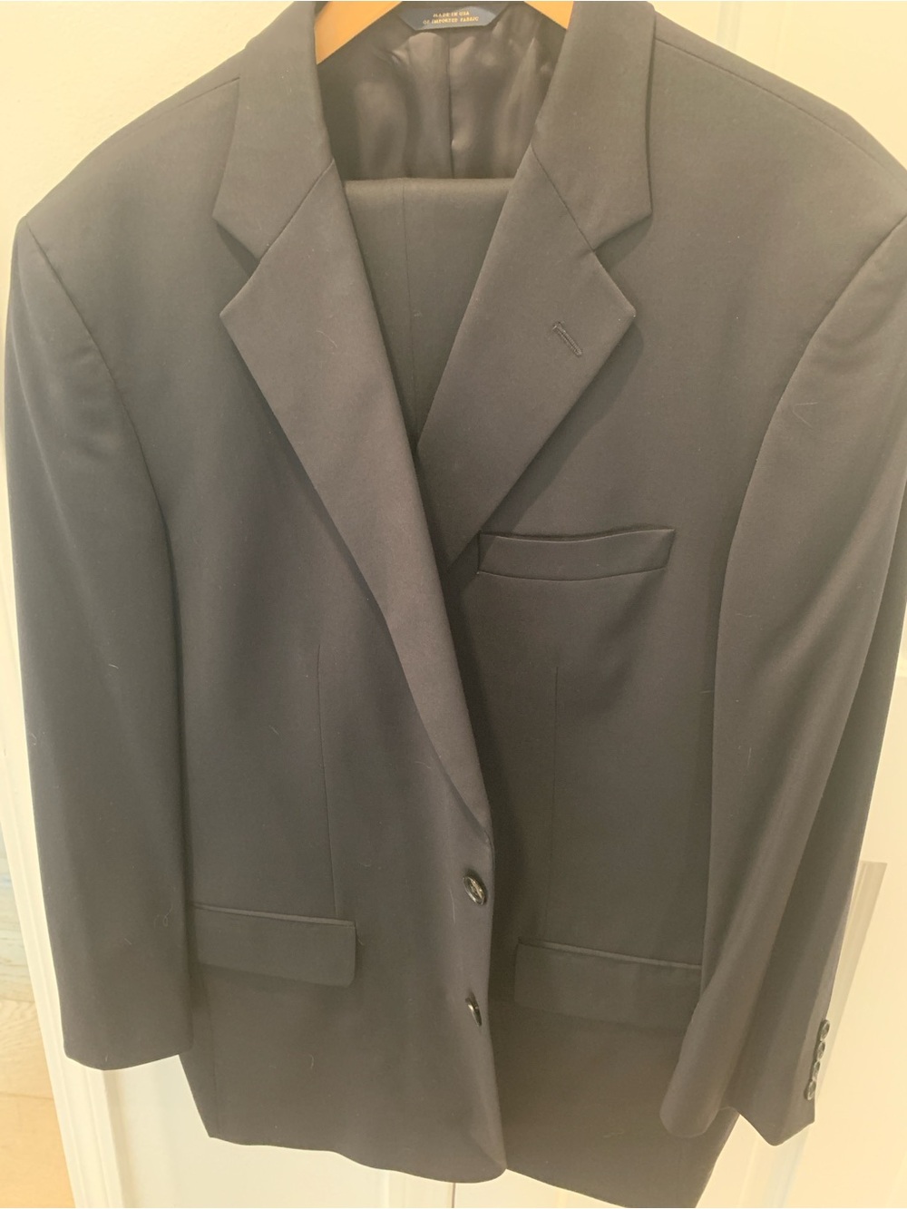 Brooks Brothers Dark Navy Two-Button Sport Coat